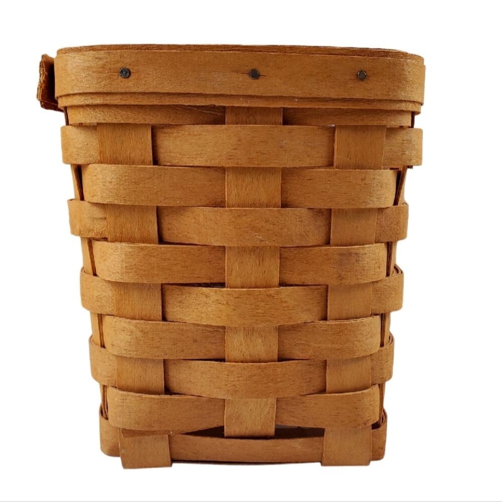 LONGABERGER Handwoven Square Basket w/ Protector Liner